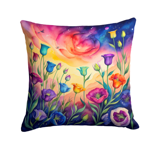 Buy this Colorful Lisianthus Throw Pillow