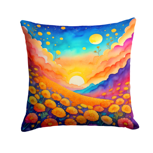 Buy this Colorful Marigolds Throw Pillow