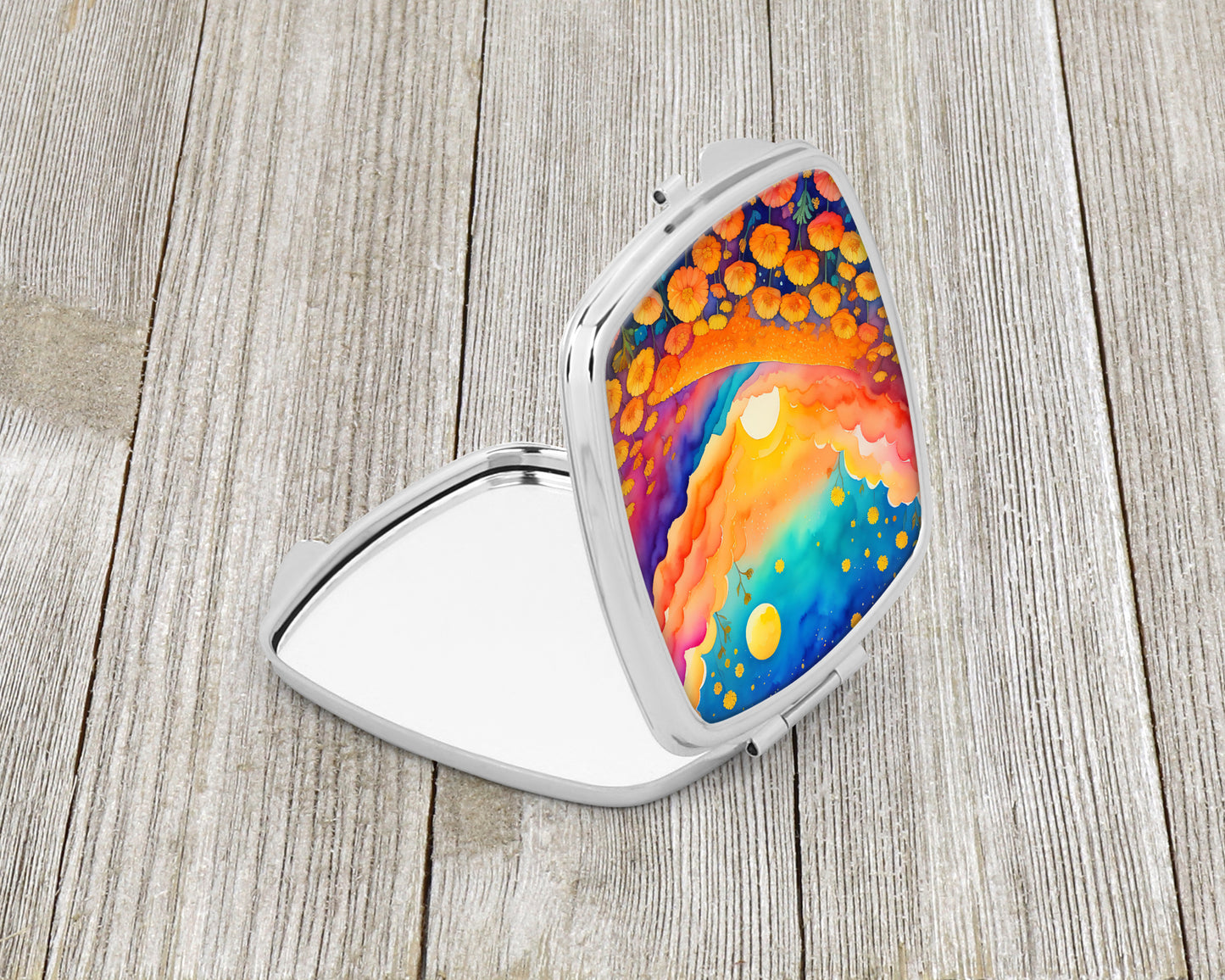 Colorful Marigolds Compact Mirror
