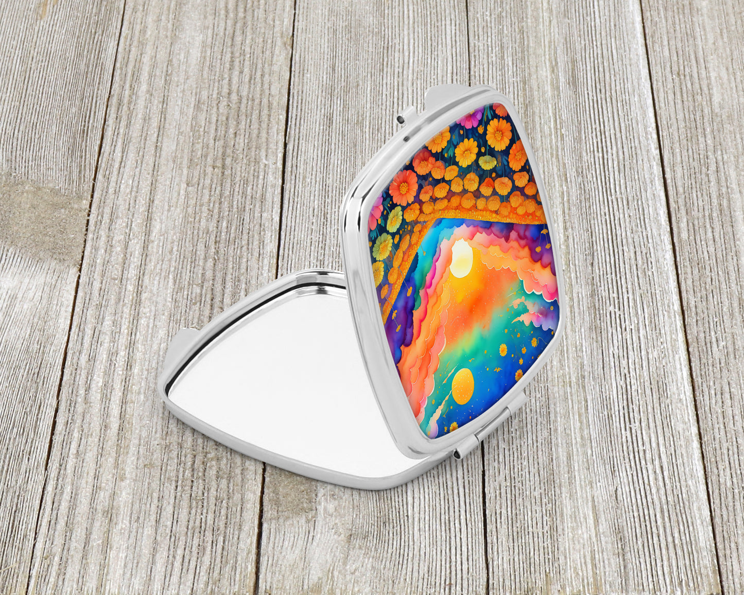 Colorful Marigolds Compact Mirror