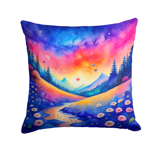 Buy this Colorful Periwinkles Throw Pillow