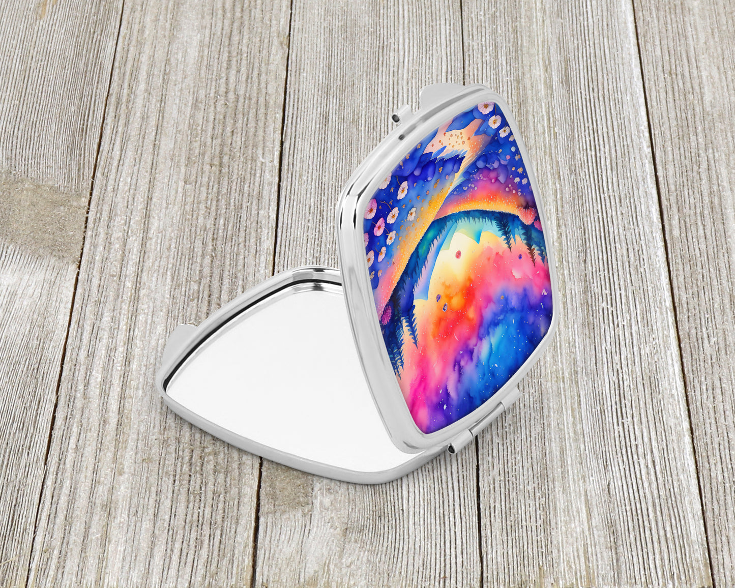 Colorful Periwinkles Compact Mirror
