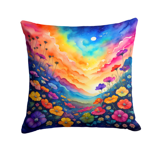 Buy this Colorful Petunias Throw Pillow