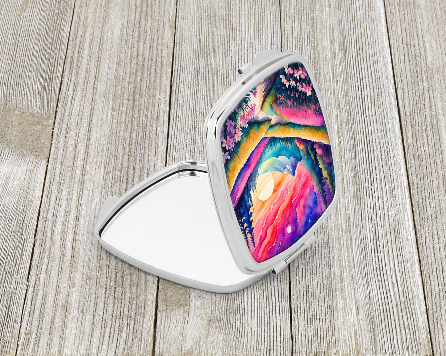 Colorful Phlox Compact Mirror