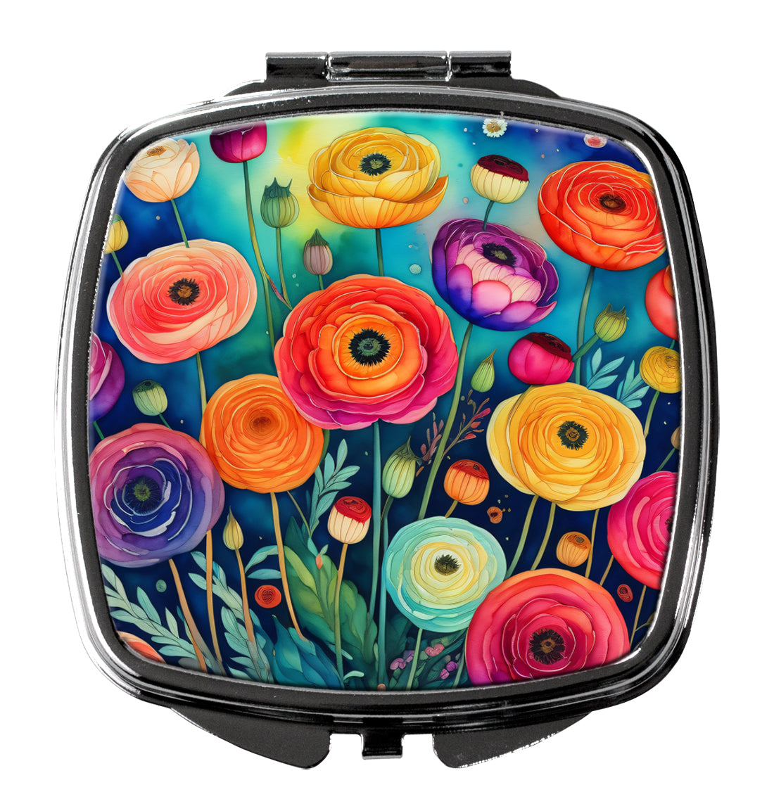 Buy this Colorful Ranunculus Compact Mirror