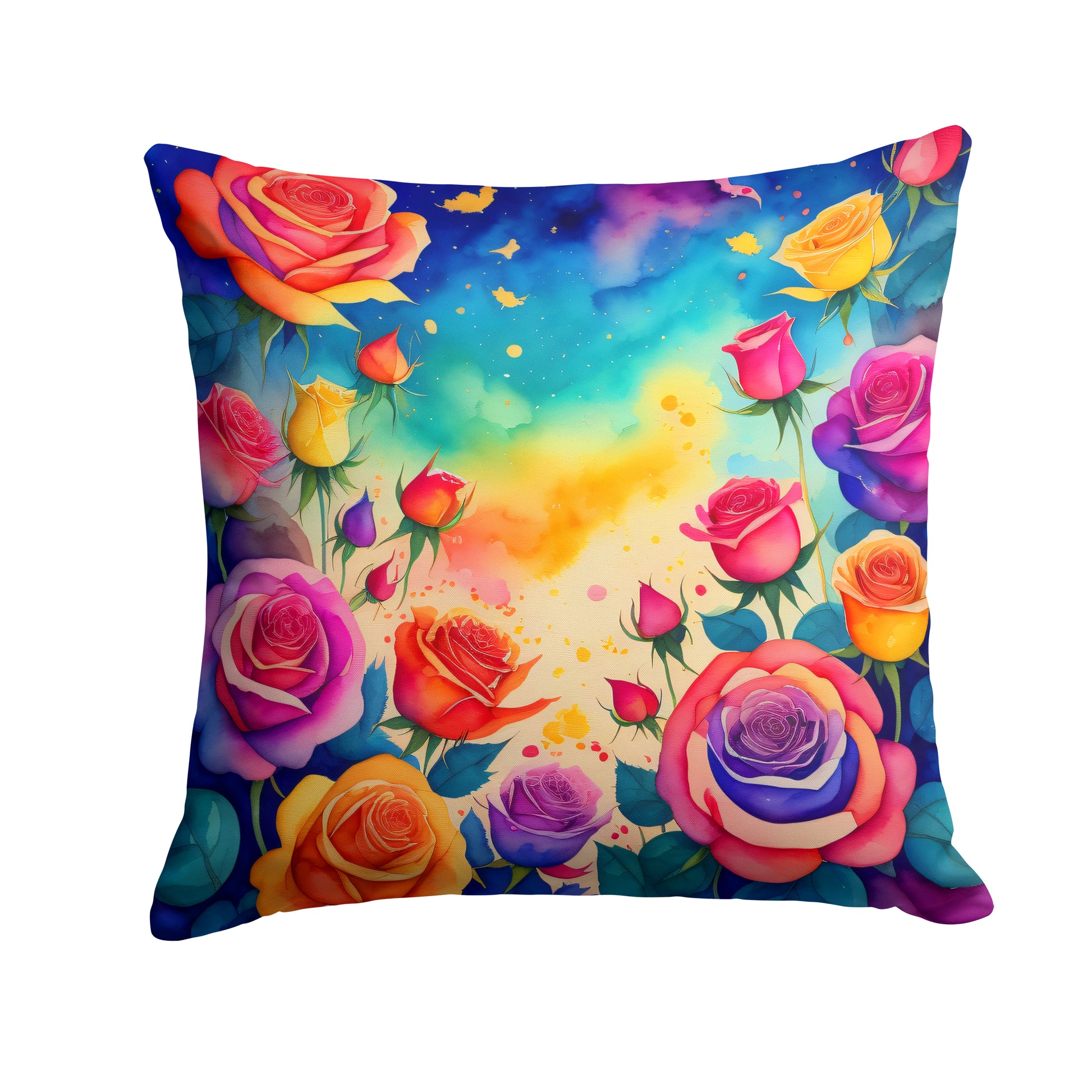 Buy this Colorful Roses Throw Pillow