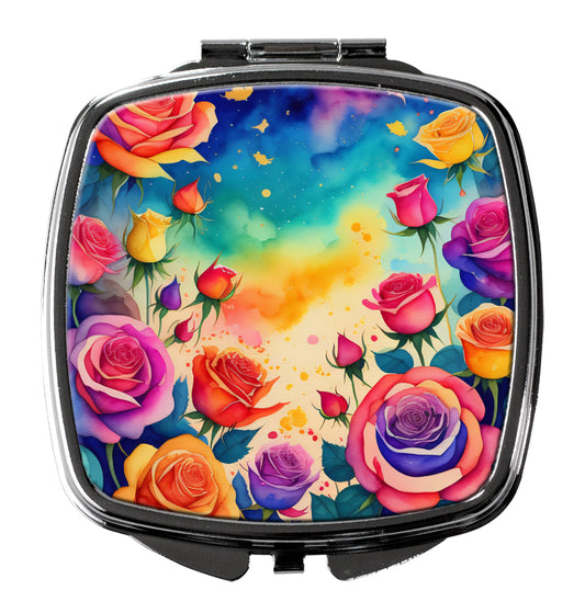 Buy this Colorful Roses Compact Mirror