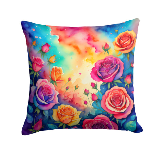 Buy this Colorful Roses Throw Pillow