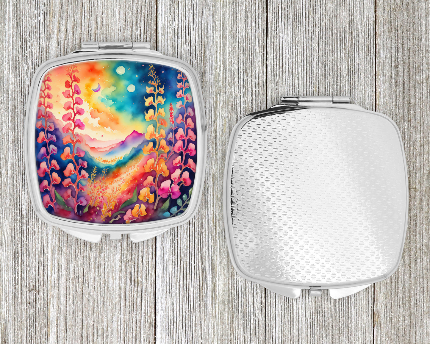Colorful Snapdragon Compact Mirror