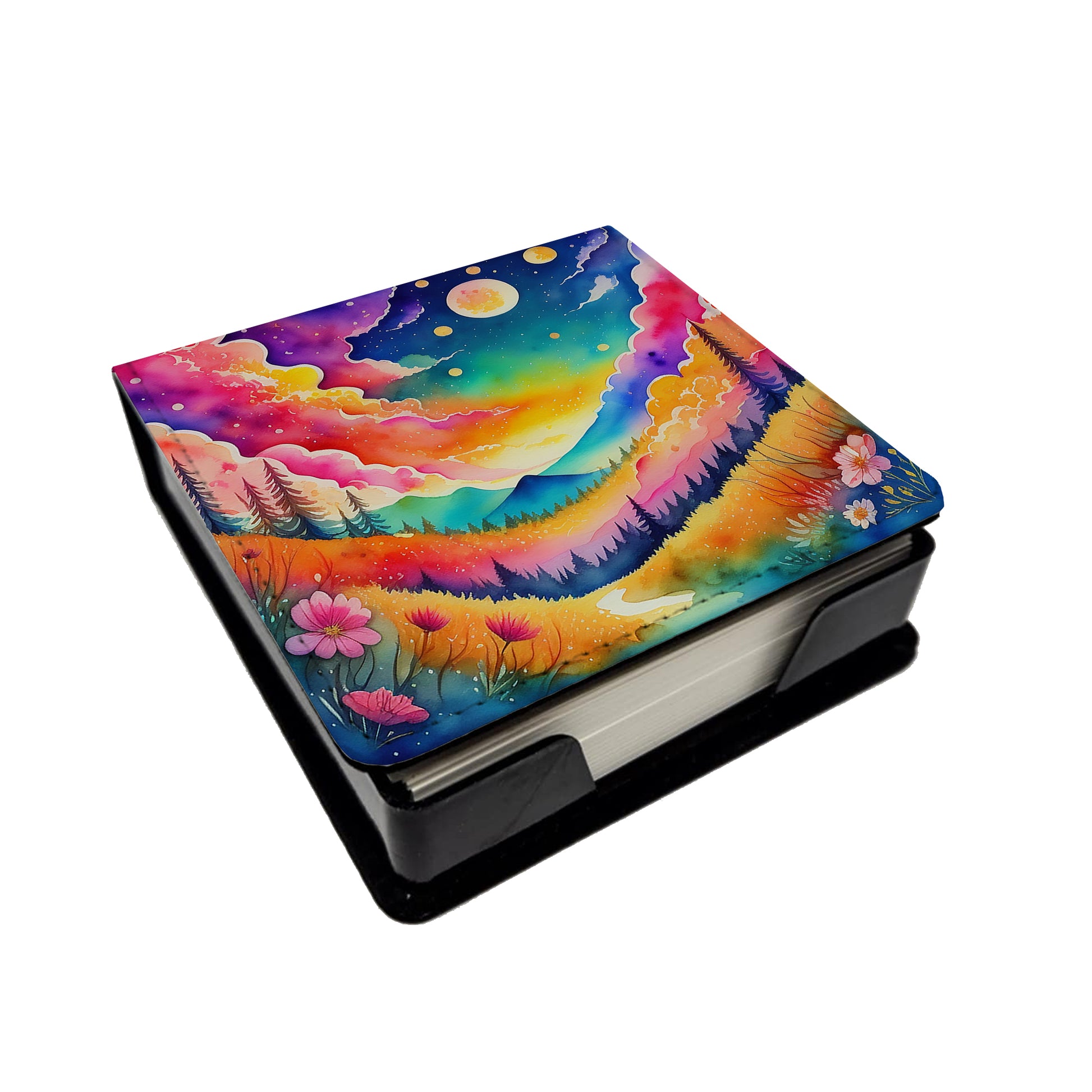 Buy this Colorful Stock, or gillyflower PU Leather Note Paper Holder