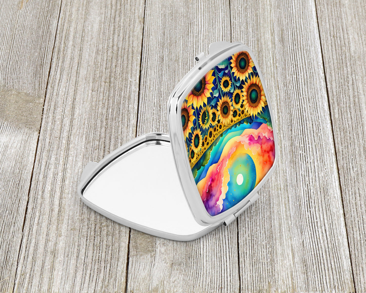 Colorful Sunflowers Compact Mirror