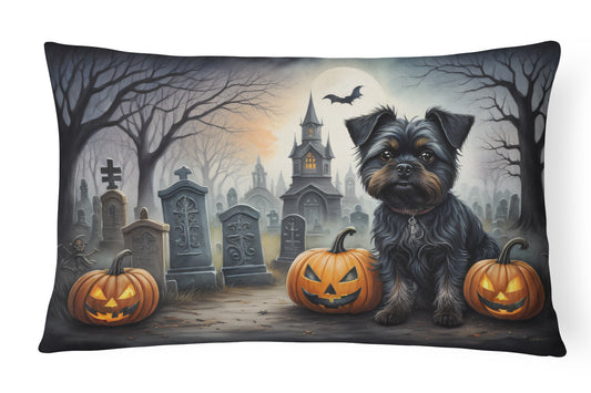 Buy this Affenpinscher Spooky Halloween Throw Pillow