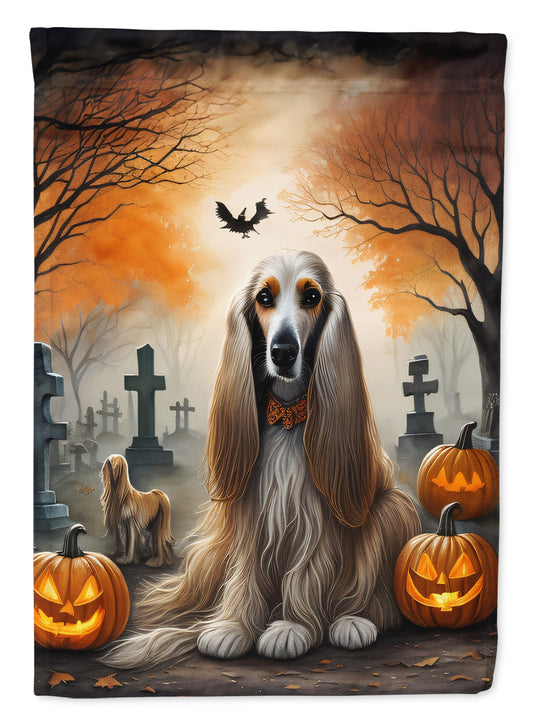 Buy this Afghan Hound Spooky Halloween House Flag