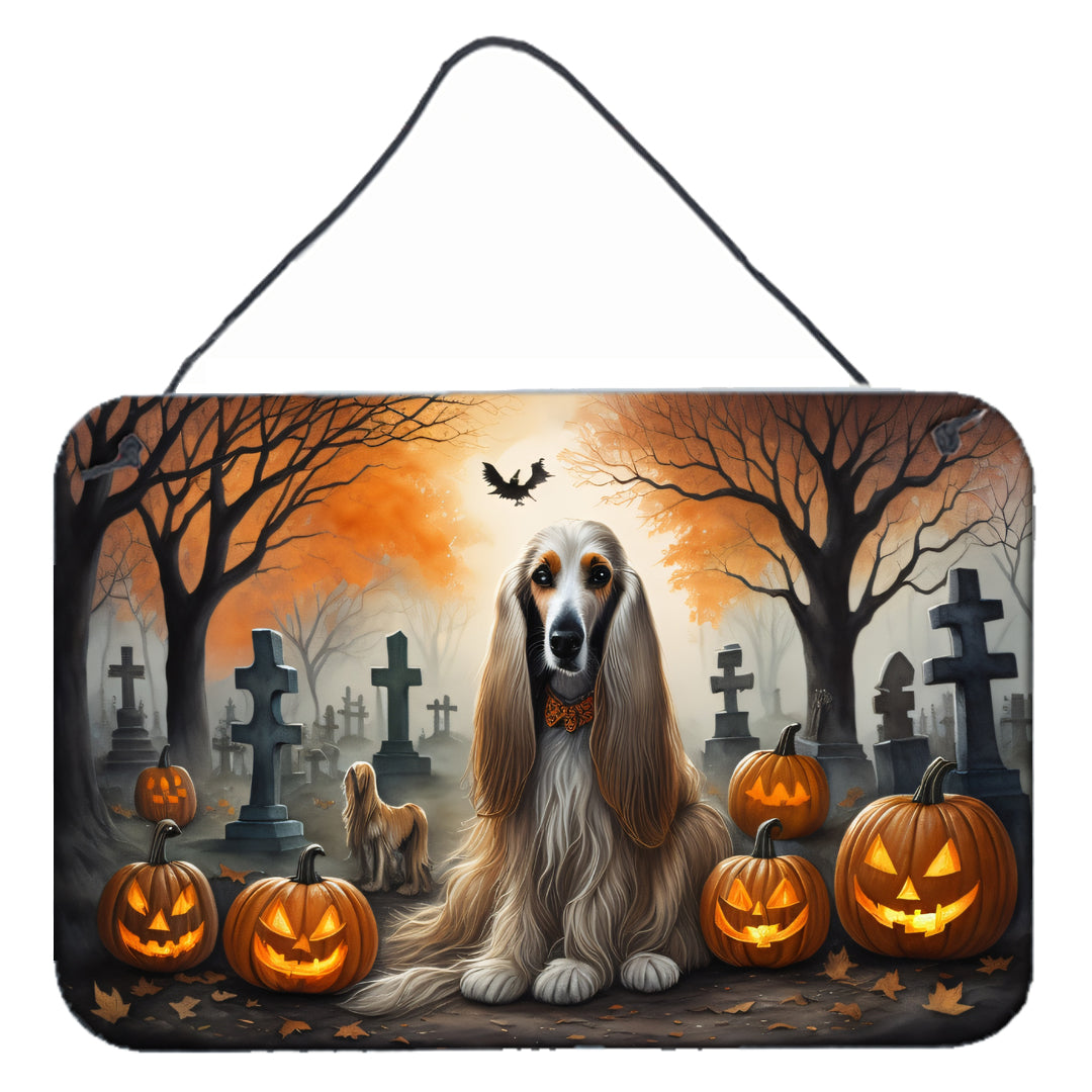 Buy this Afghan Hound Spooky Halloween Wall or Door Hanging Prints