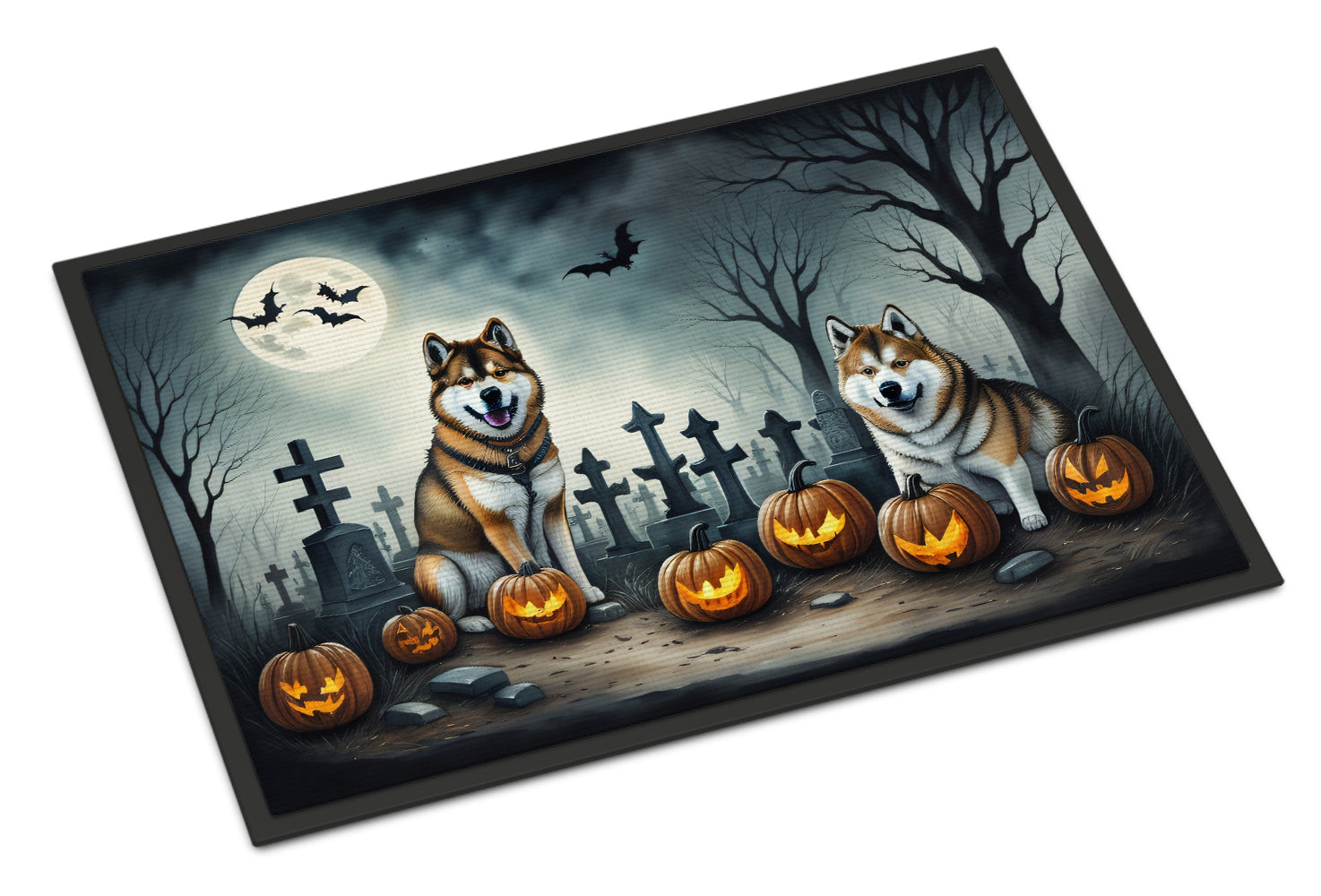 Buy this Akita Spooky Halloween Doormat