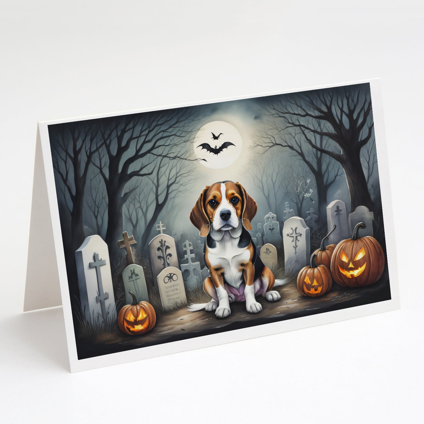 Buy this Beagle Spooky Halloween Greeting Cards Pack of 8