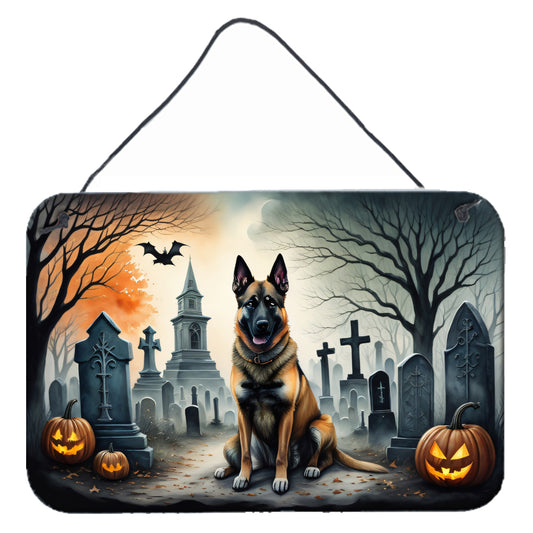 Buy this Belgian Malinois Spooky Halloween Wall or Door Hanging Prints