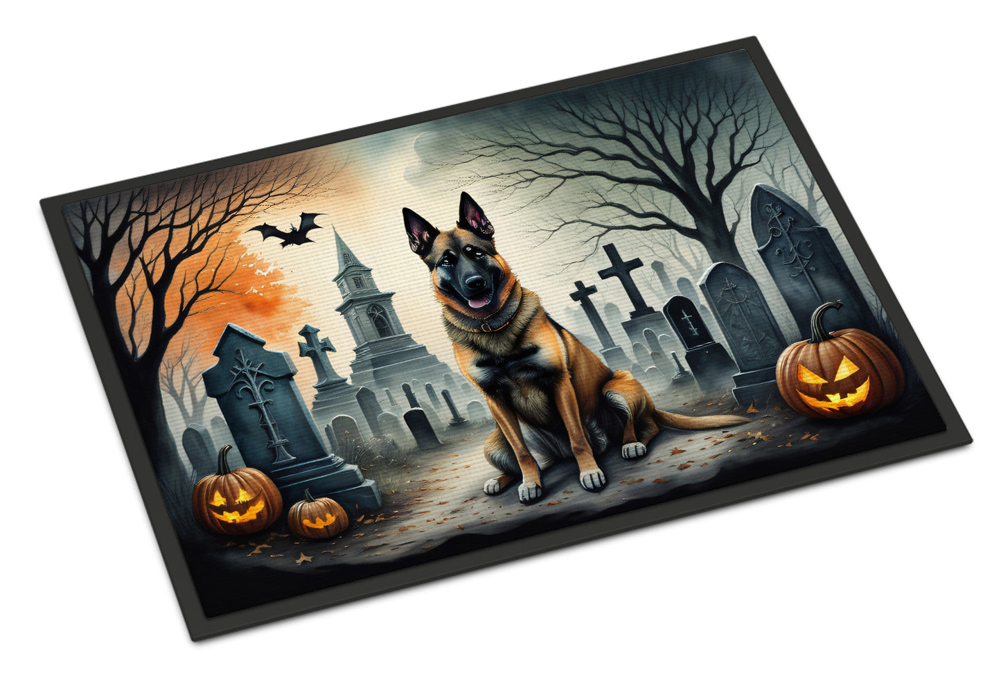 Buy this Belgian Malinois Spooky Halloween Doormat