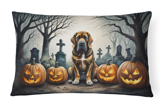 Buy this Bloodhound Spooky Halloween Throw Pillow