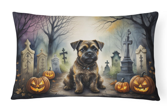 Buy this Border Terrier Spooky Halloween Throw Pillow