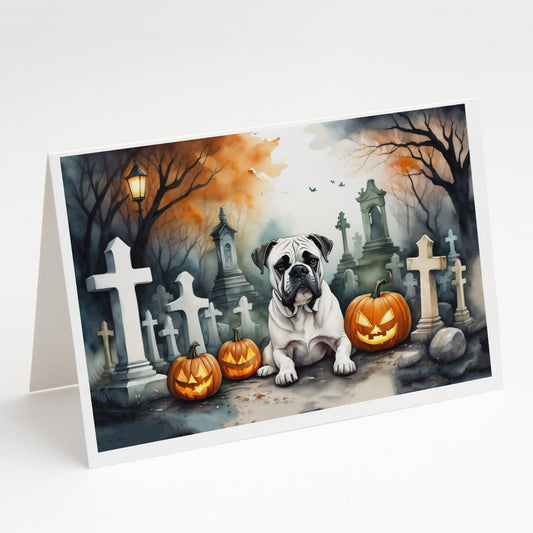 Buy this Boxer Spooky Halloween Greeting Cards Pack of 8