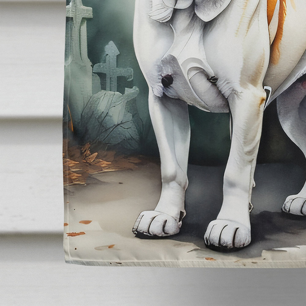 Boxer Spooky Halloween House Flag