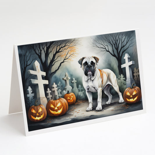 Buy this Boxer Spooky Halloween Greeting Cards Pack of 8
