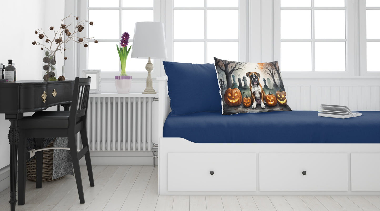 Boxer Spooky Halloween Standard Pillowcase