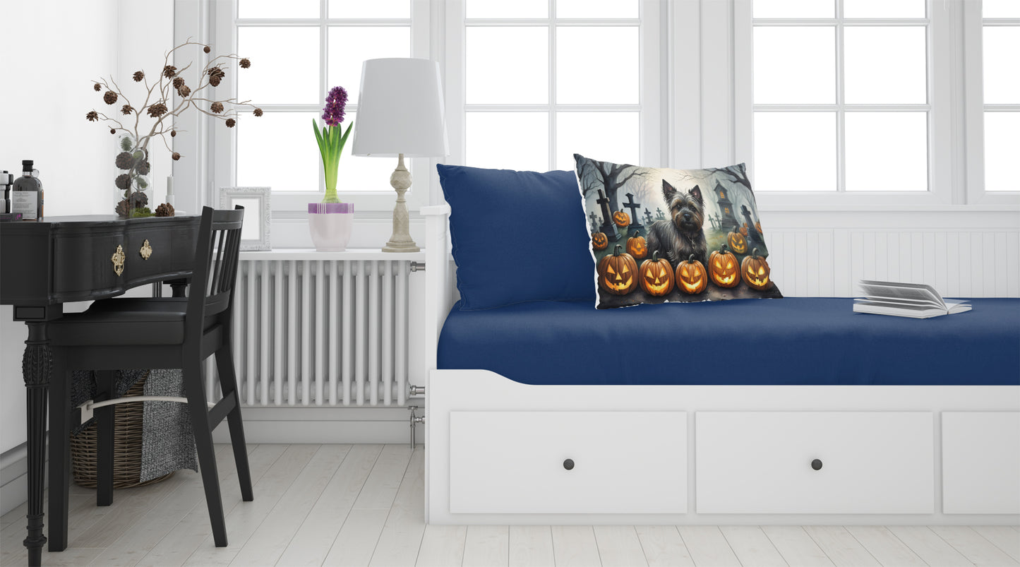 Cairn Terrier Spooky Halloween Standard Pillowcase