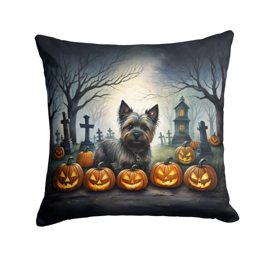 Buy this Cairn Terrier Spooky Halloween Throw Pillow