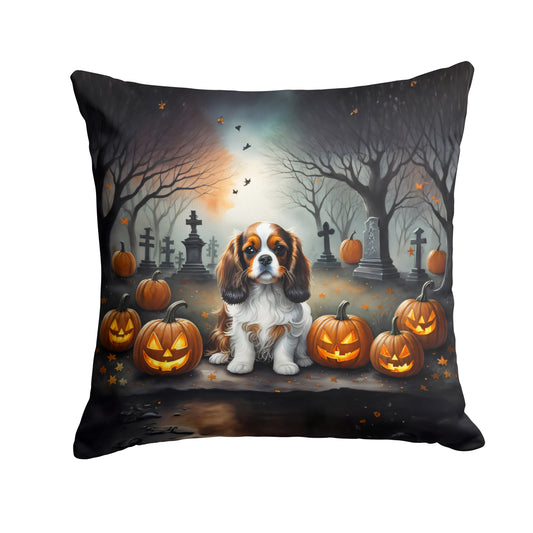 Buy this Cavalier Spaniel Spooky Halloween Throw Pillow