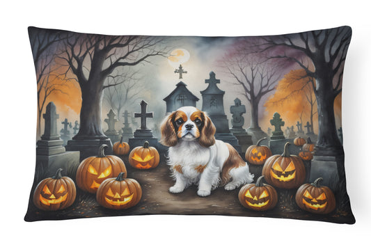 Buy this Cavalier Spaniel Spooky Halloween Throw Pillow