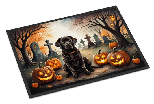 Buy this Chocolate Labrador Retriever Spooky Halloween Doormat