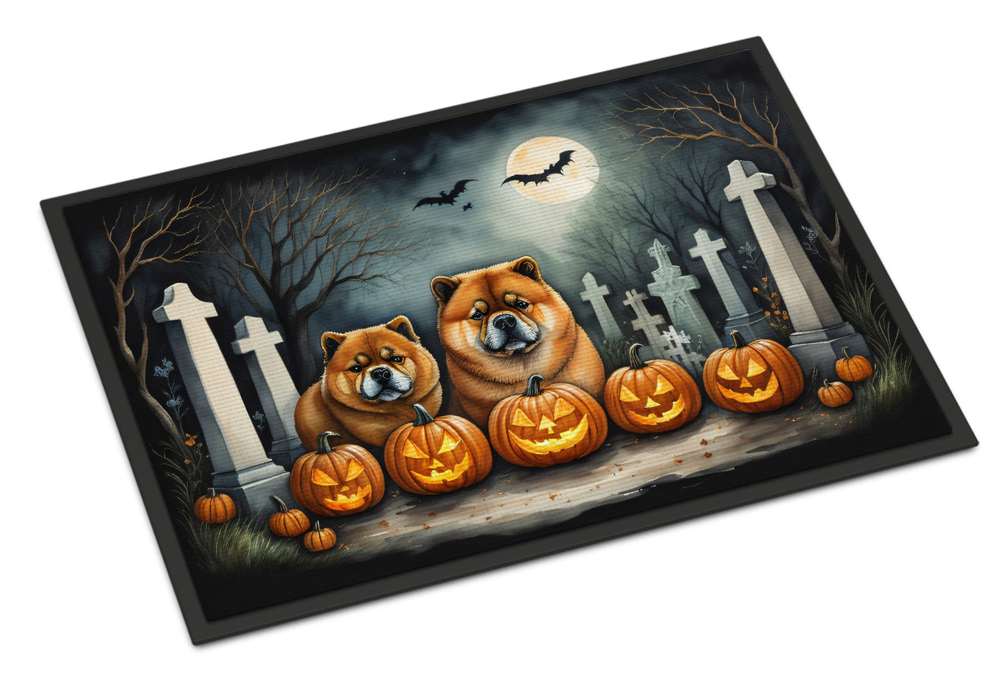 Buy this Chow Chow Spooky Halloween Doormat