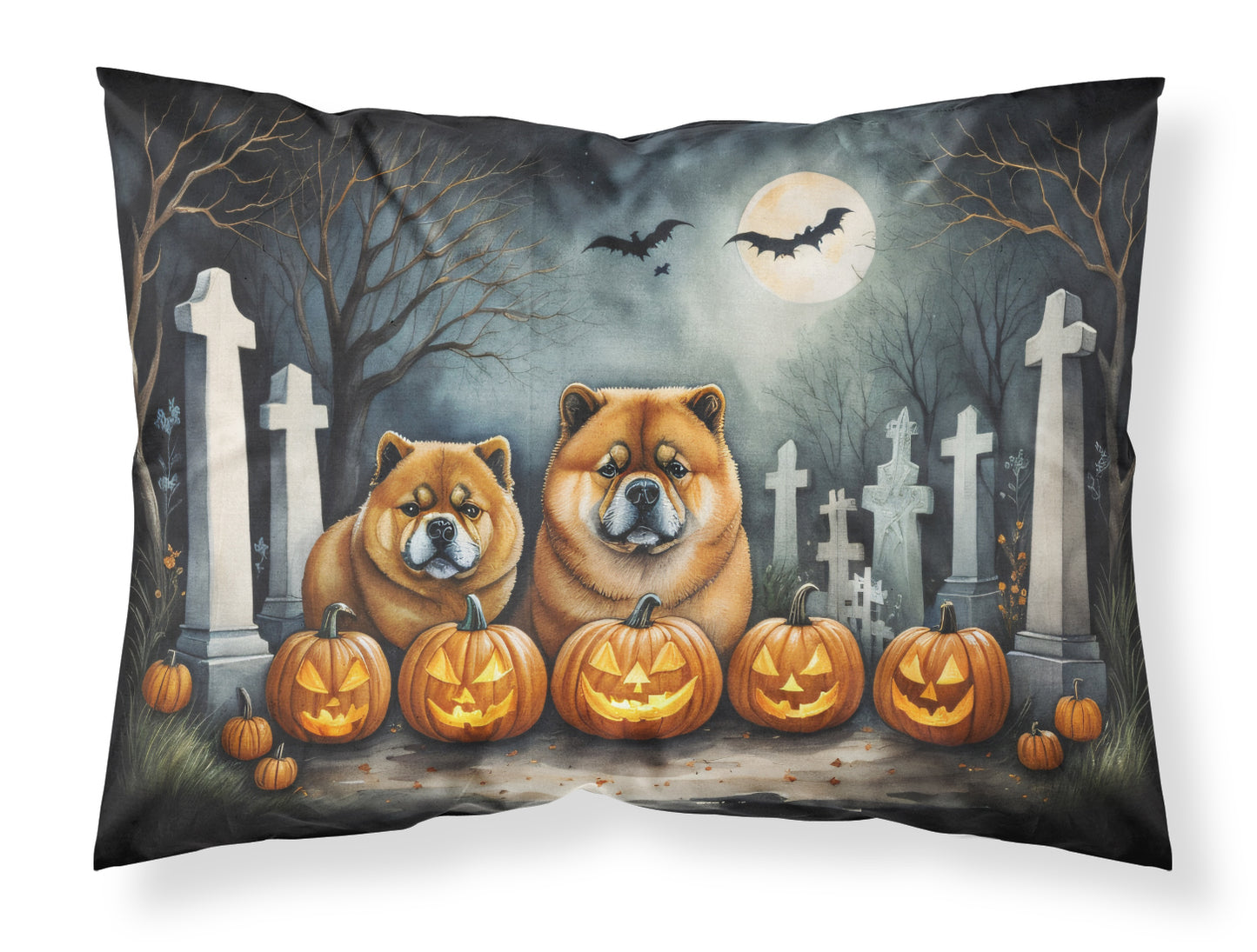 Buy this Chow Chow Spooky Halloween Standard Pillowcase