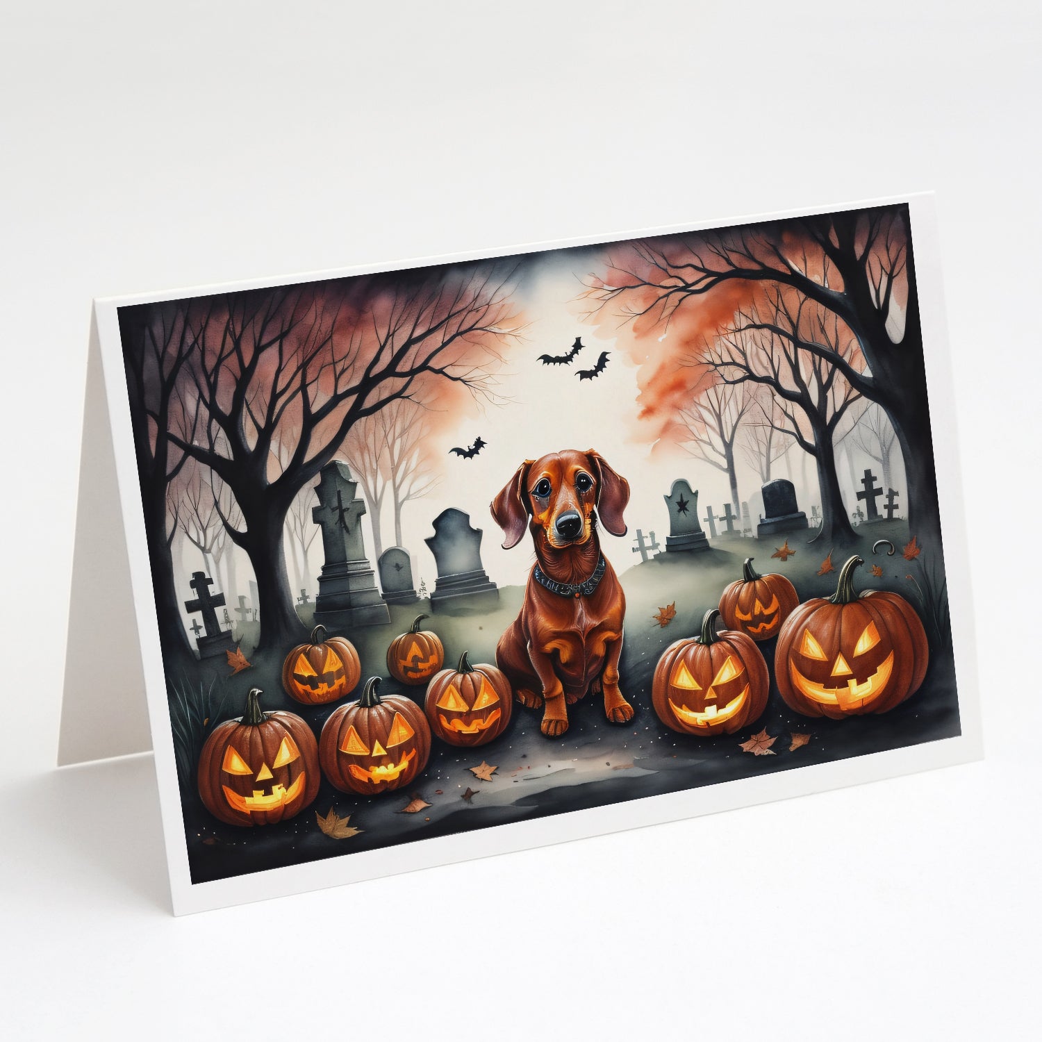 Buy this Dachshund Spooky Halloween Greeting Cards Pack of 8