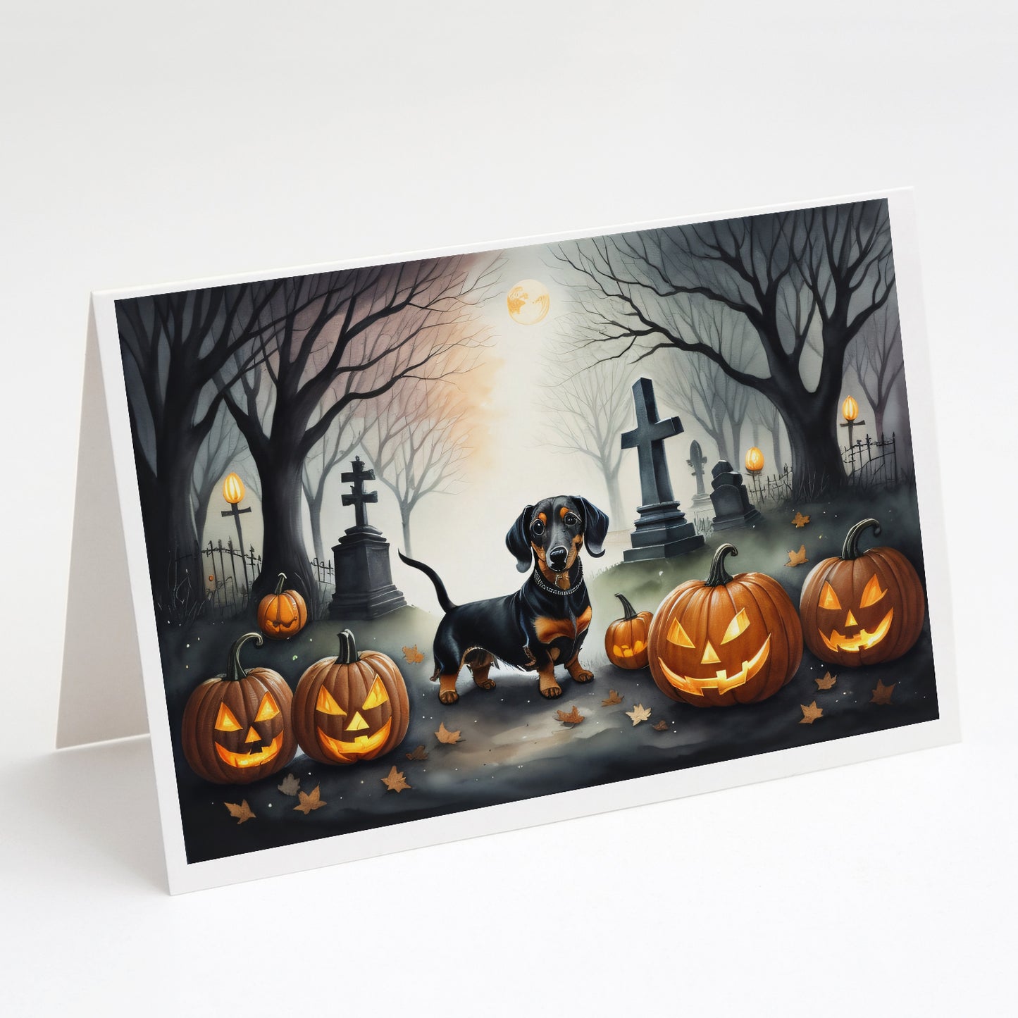 Buy this Dachshund Spooky Halloween Greeting Cards Pack of 8
