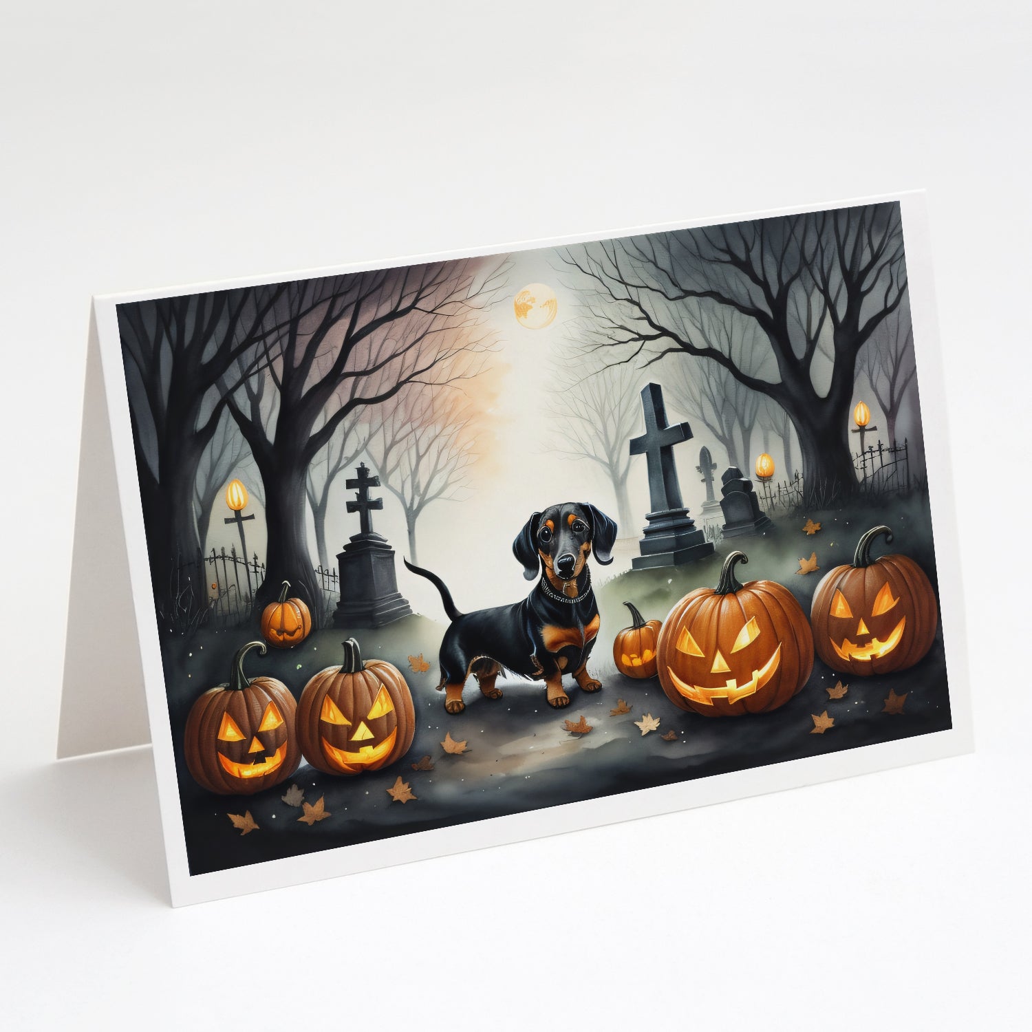 Buy this Dachshund Spooky Halloween Greeting Cards Pack of 8