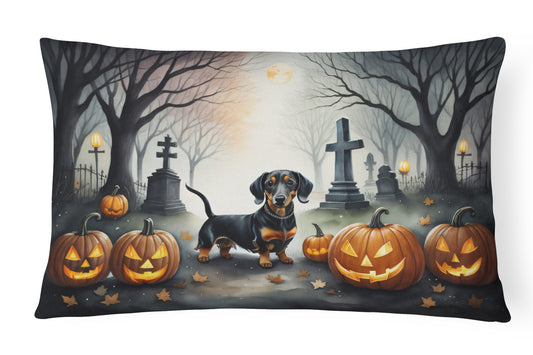 Buy this Dachshund Spooky Halloween Throw Pillow