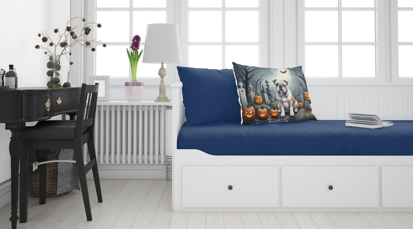 English Bulldog Spooky Halloween Standard Pillowcase