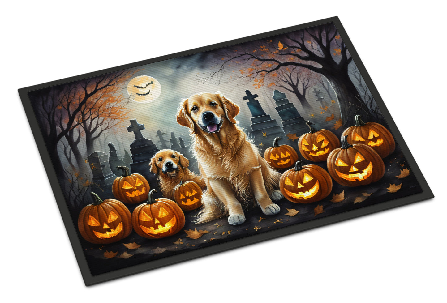 Buy this Golden Retriever Spooky Halloween Doormat