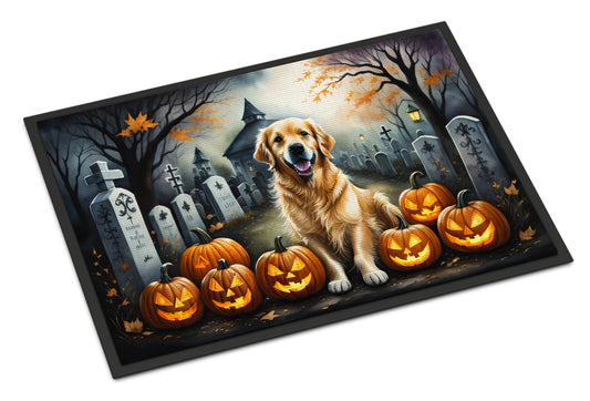 Buy this Golden Retriever Spooky Halloween Doormat