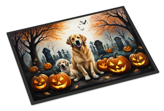 Buy this Golden Retriever Spooky Halloween Doormat