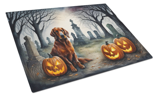 Buy this Irish Setter Spooky Halloween Glass Cutting Board