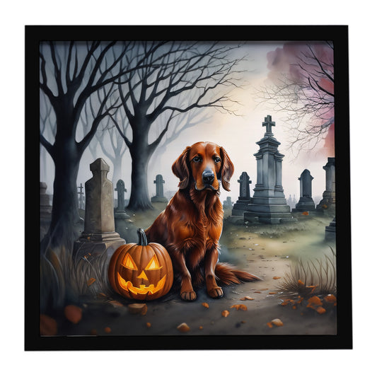 Buy this Irish Setter Spooky Halloween Framed Metal Print