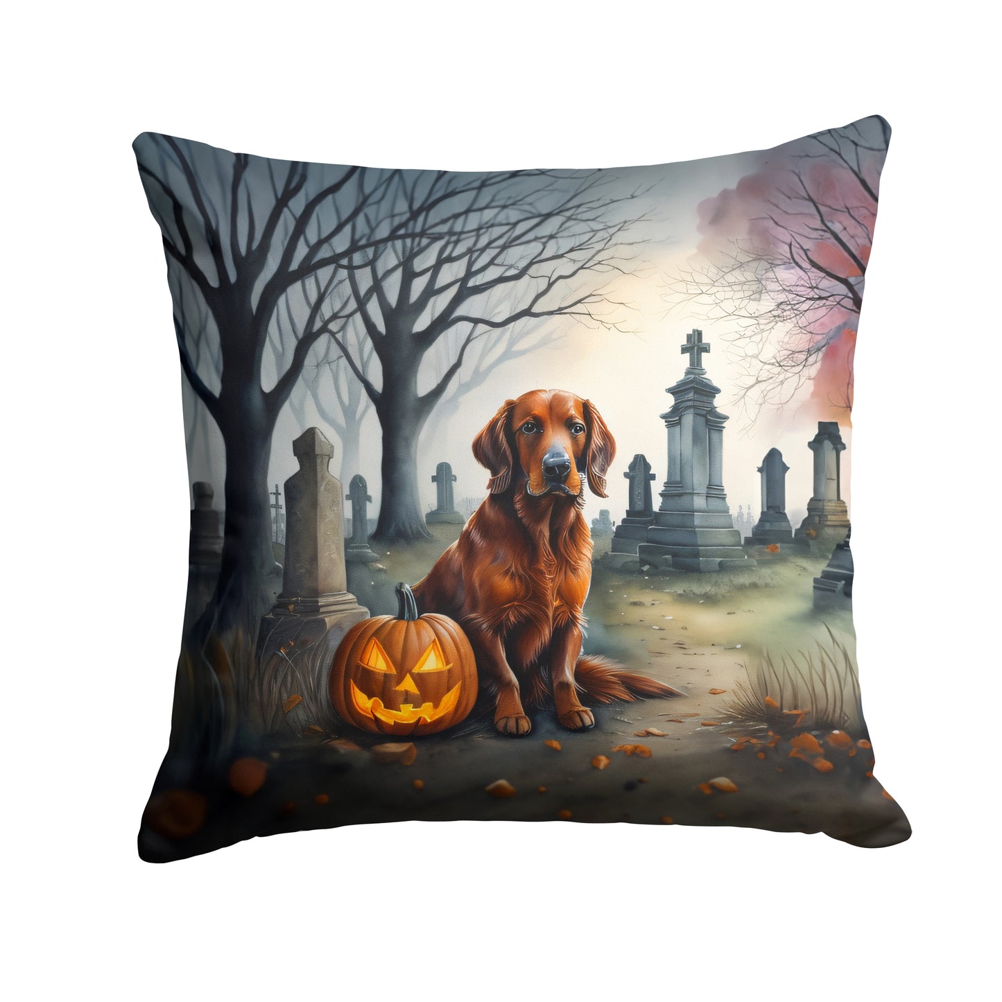 Buy this Irish Setter Spooky Halloween Throw Pillow