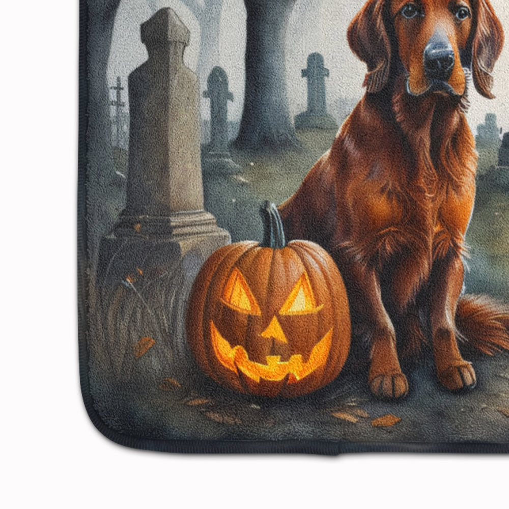 Irish Setter Spooky Halloween Memory Foam Kitchen Mat