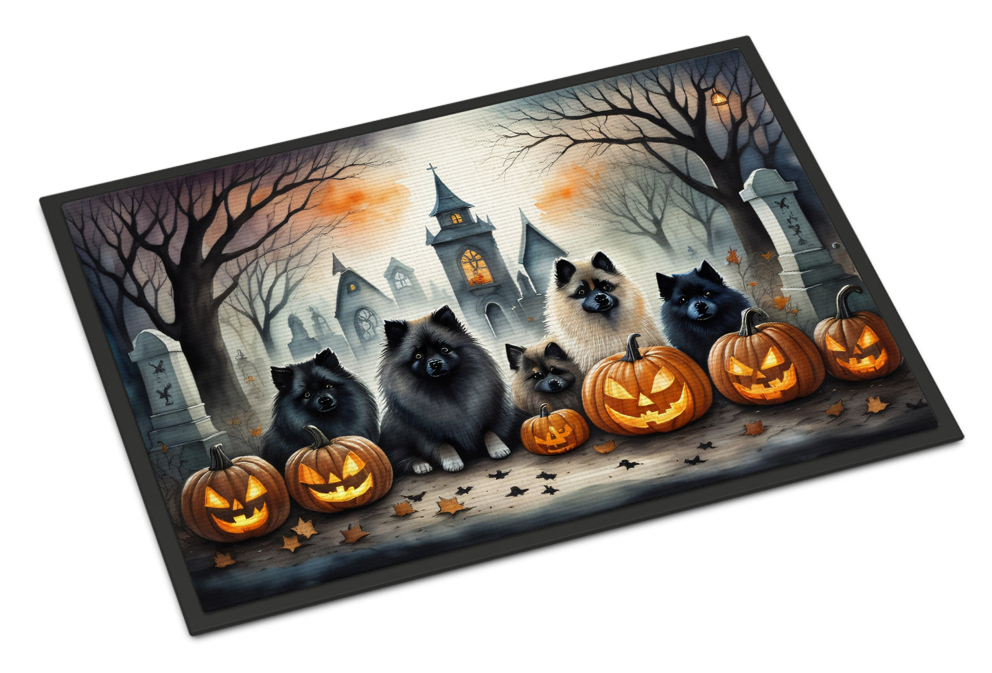 Buy this Keeshond Spooky Halloween Doormat