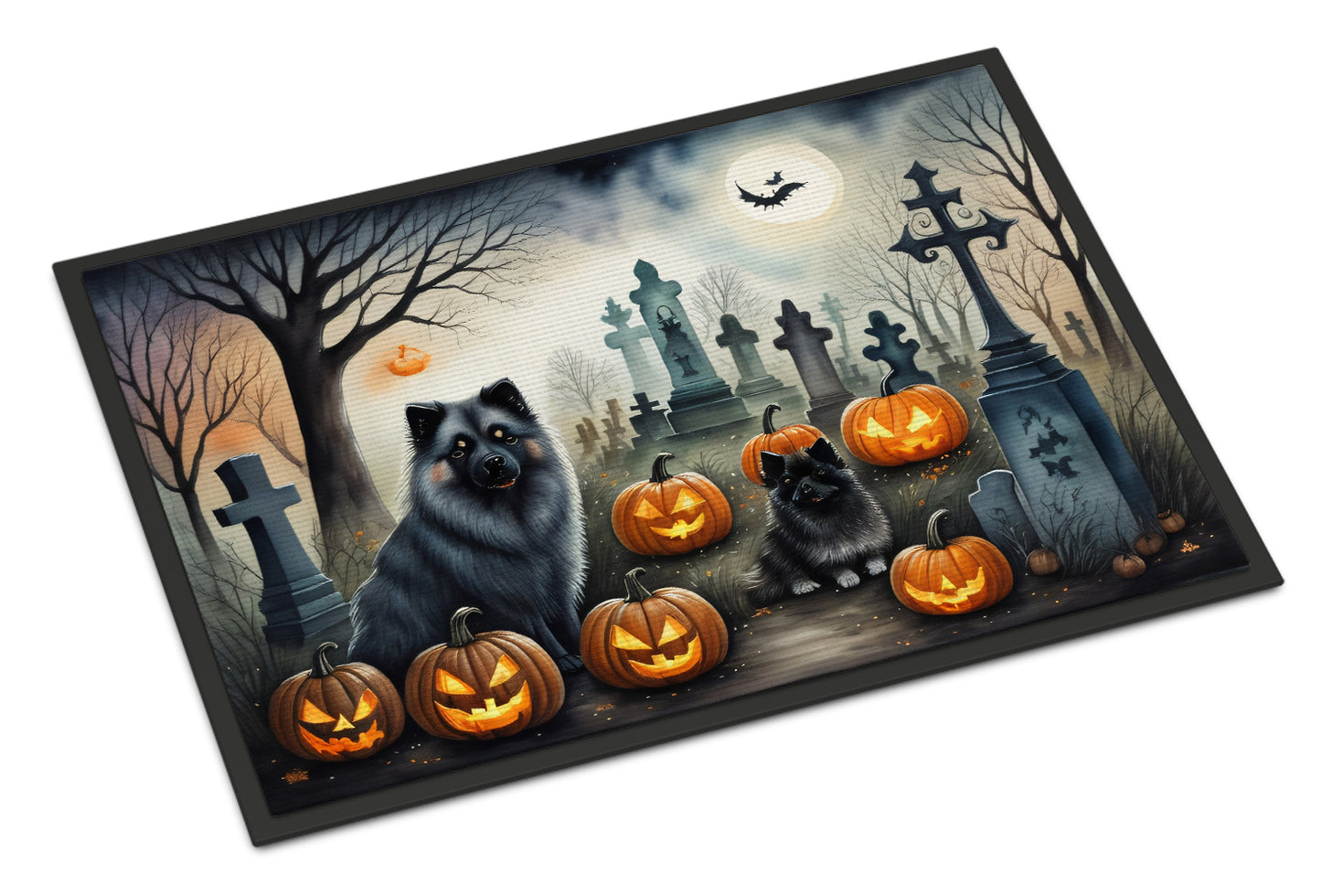 Buy this Keeshond Spooky Halloween Doormat