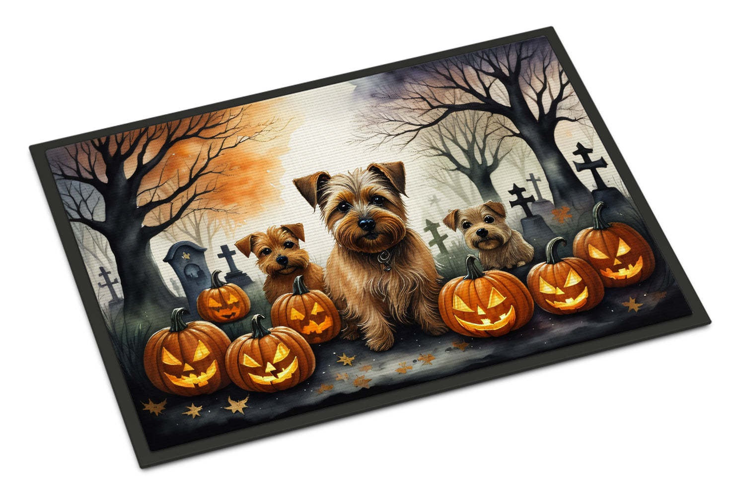 Buy this Norfolk Terrier Spooky Halloween Doormat